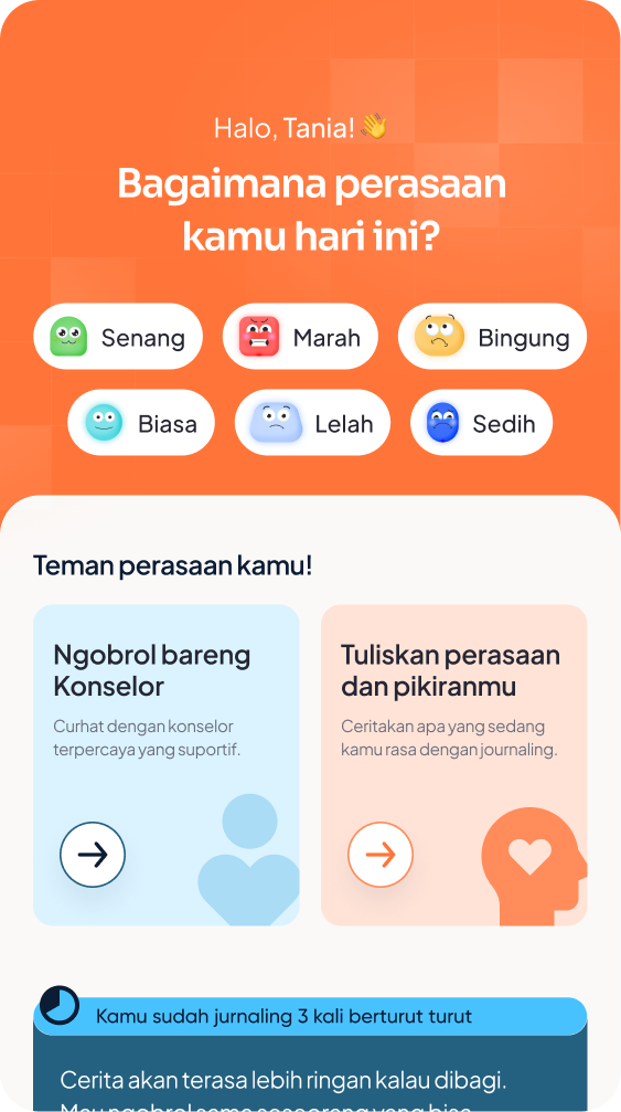 Tampilan Aplikasi PelukDiri
